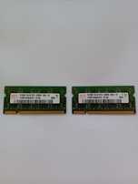 Używany dwie kości pamięci RAM firmy Hynix o pojemności 512 MB