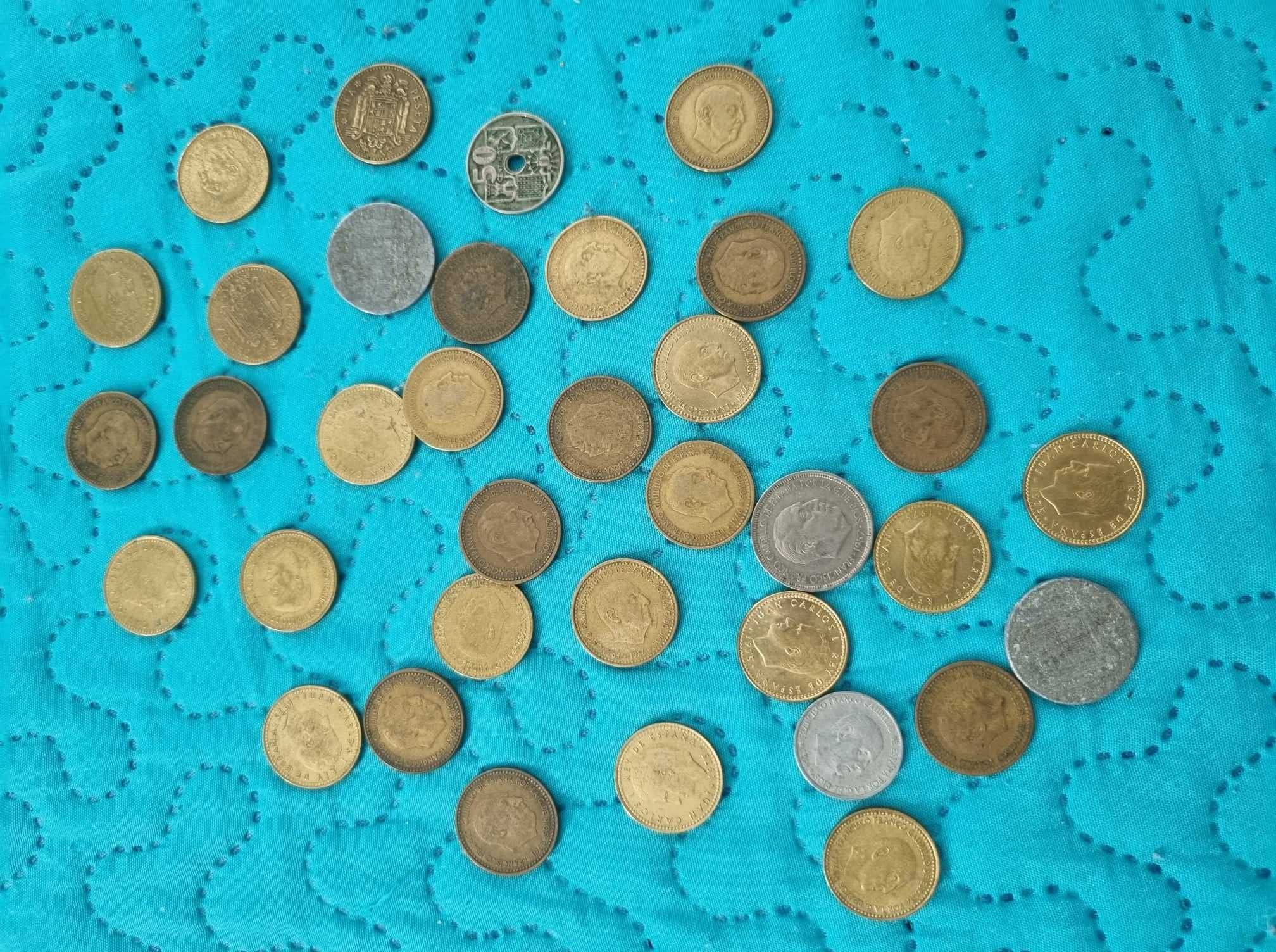 Vendo lote de moedas espanholas