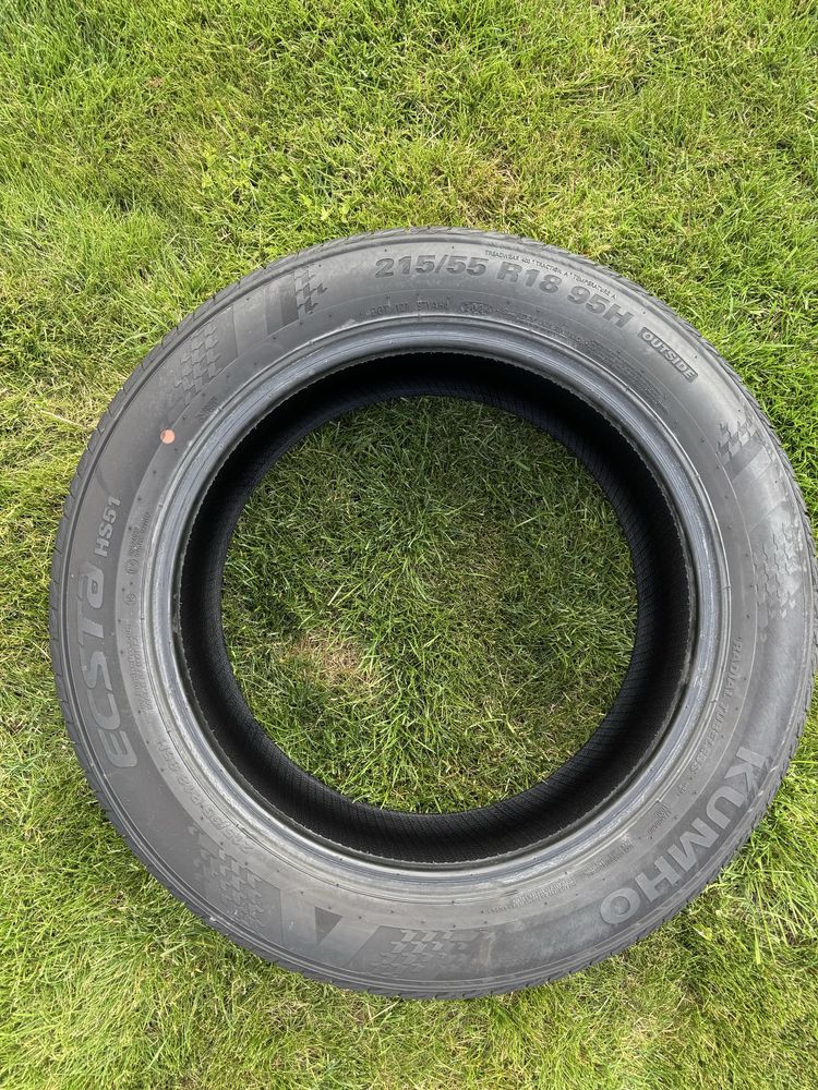 Nowy komplet opon  kumho ecsta HS51 215/55/18