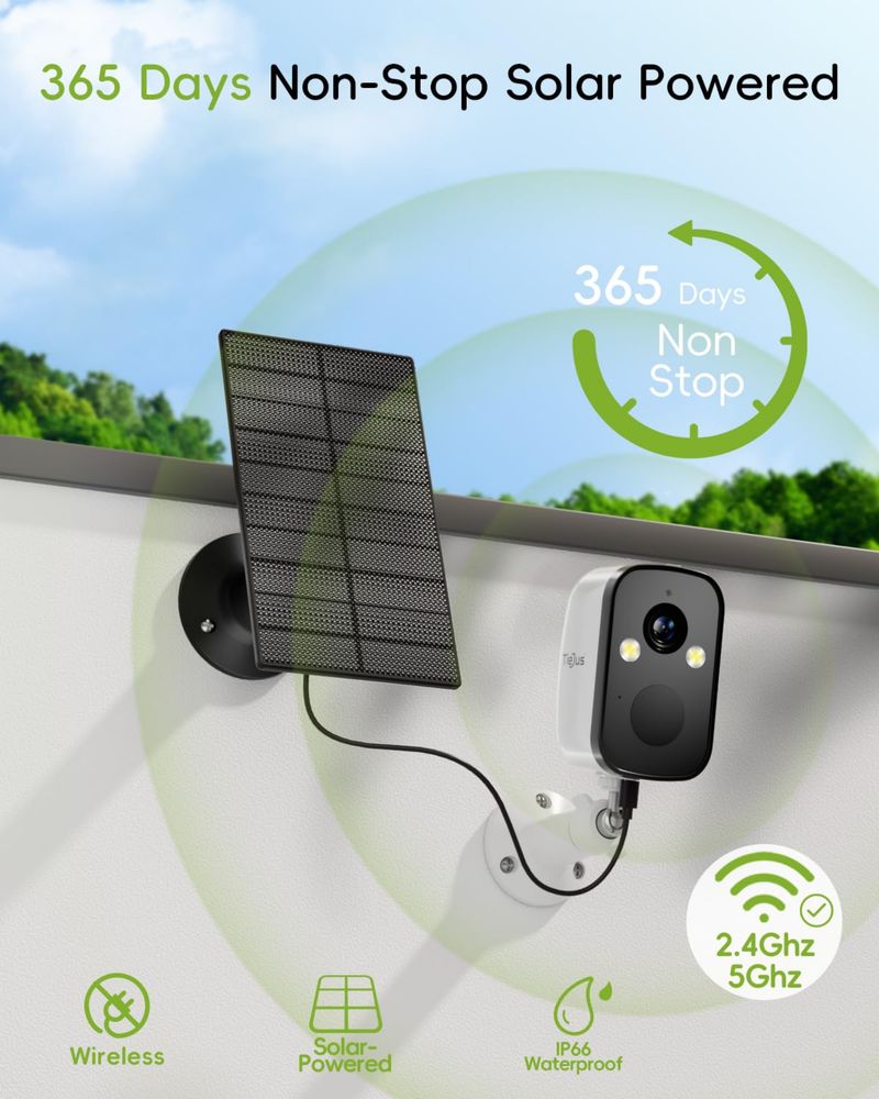 камера mw3 tiejus wi-fi 2,4-5G с солнечной панелью