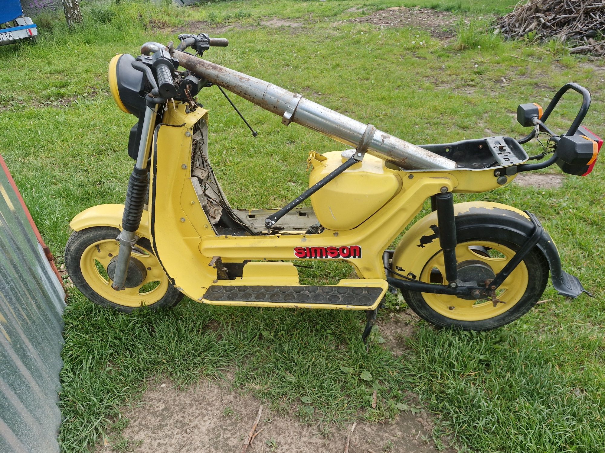 Simson sr50 części Bak rama koło zawieszenie itp