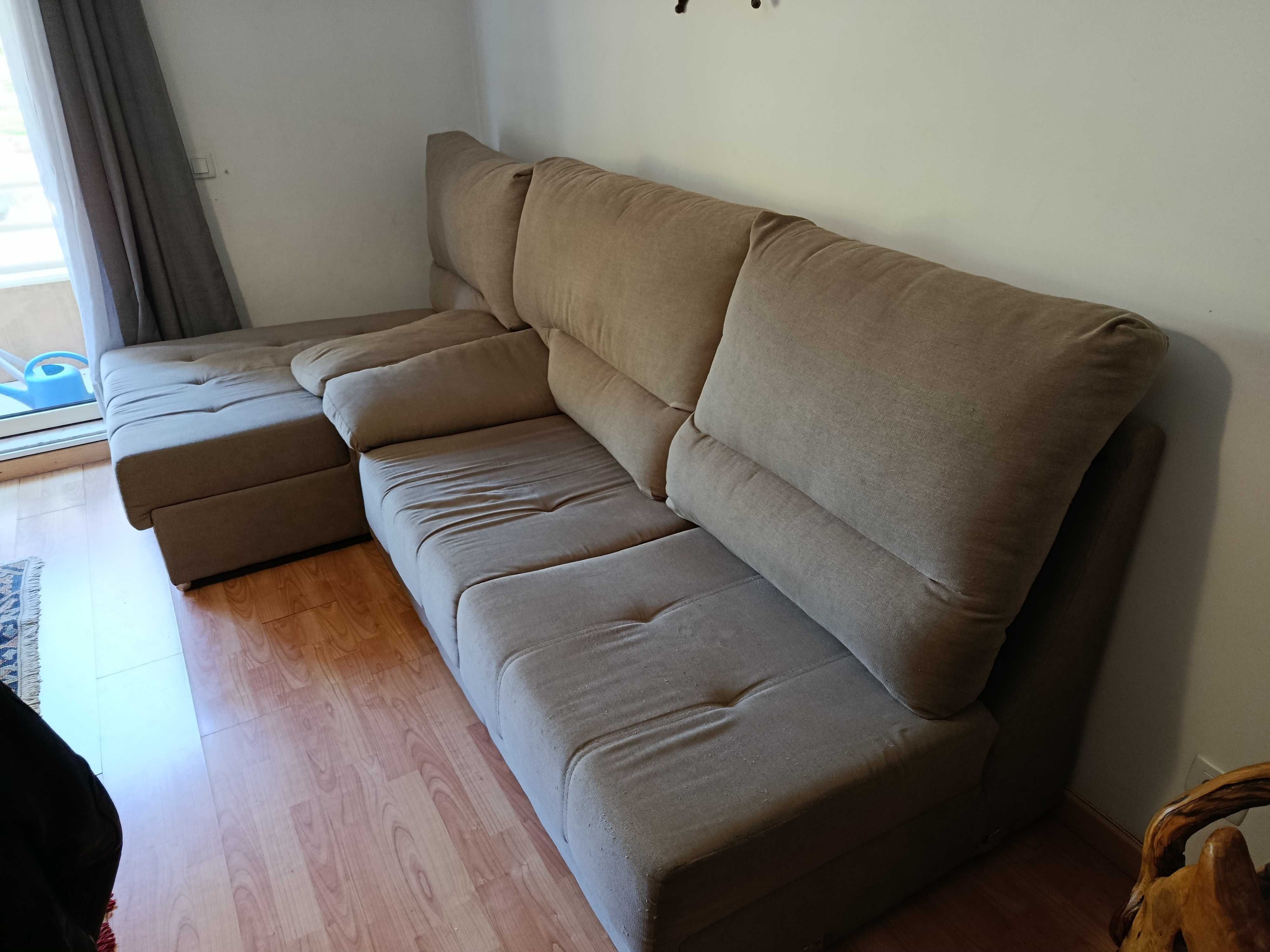 Sofá 2 lugares chaise longue