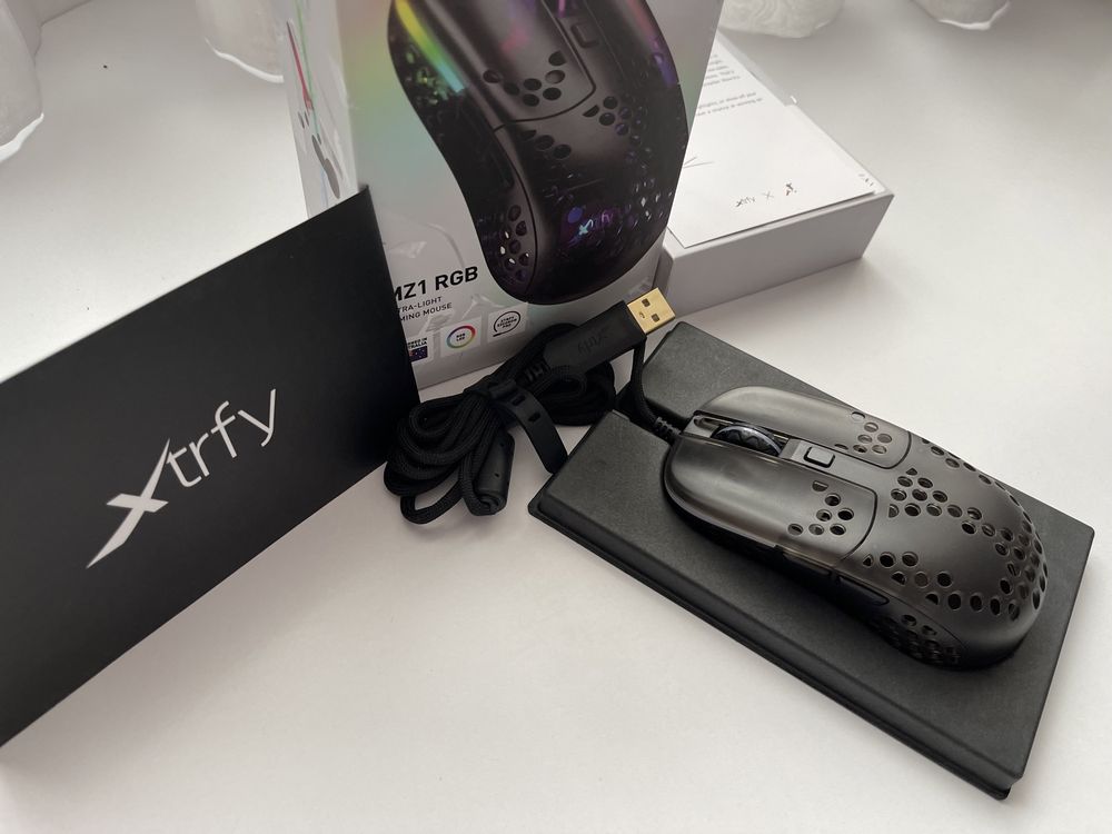 Мышь проводная Xtrfy MZ1 RGB USB Black