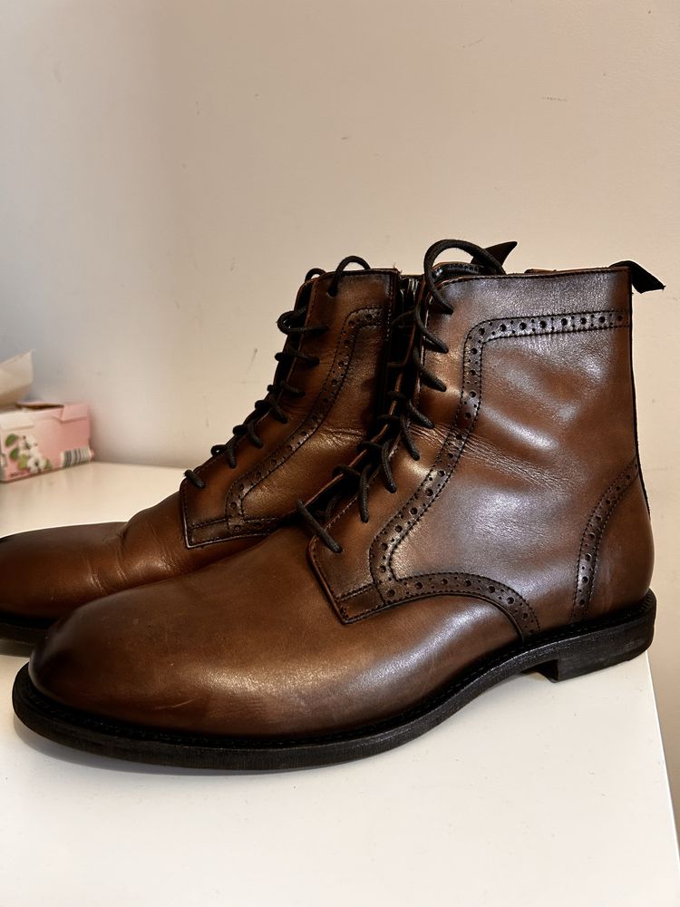 Buty skórzane Zara 44 rozmiar