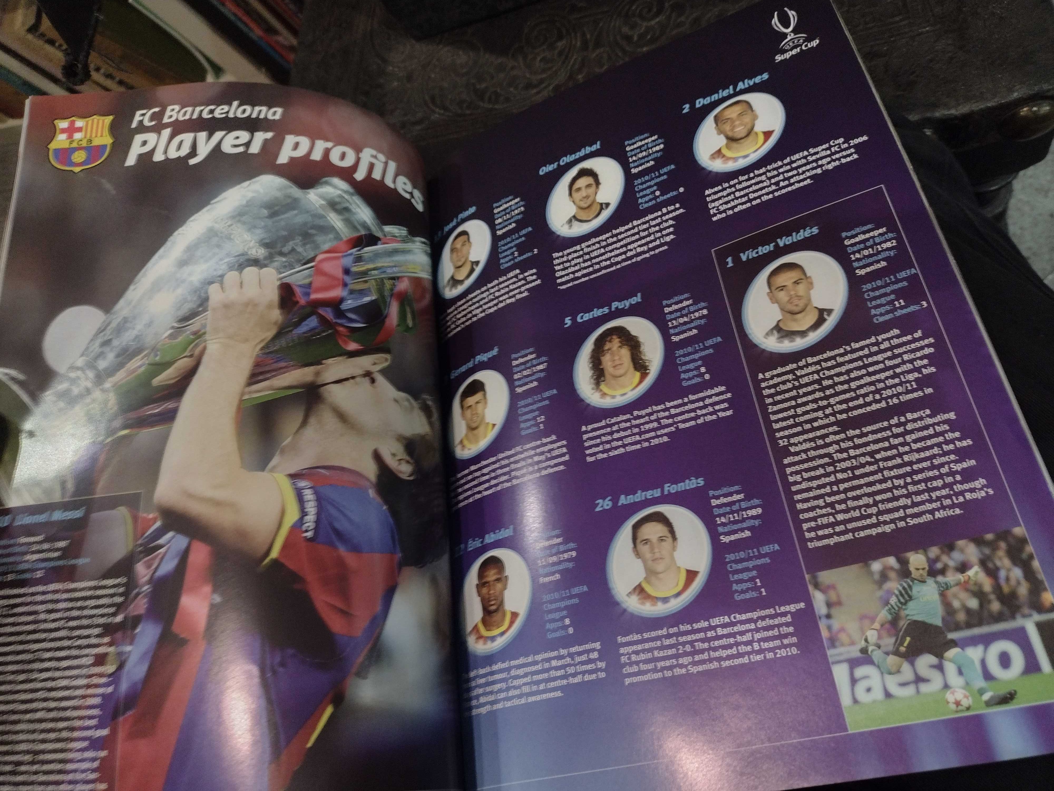 FC Barcelona v FC Porto Official Programme 2011