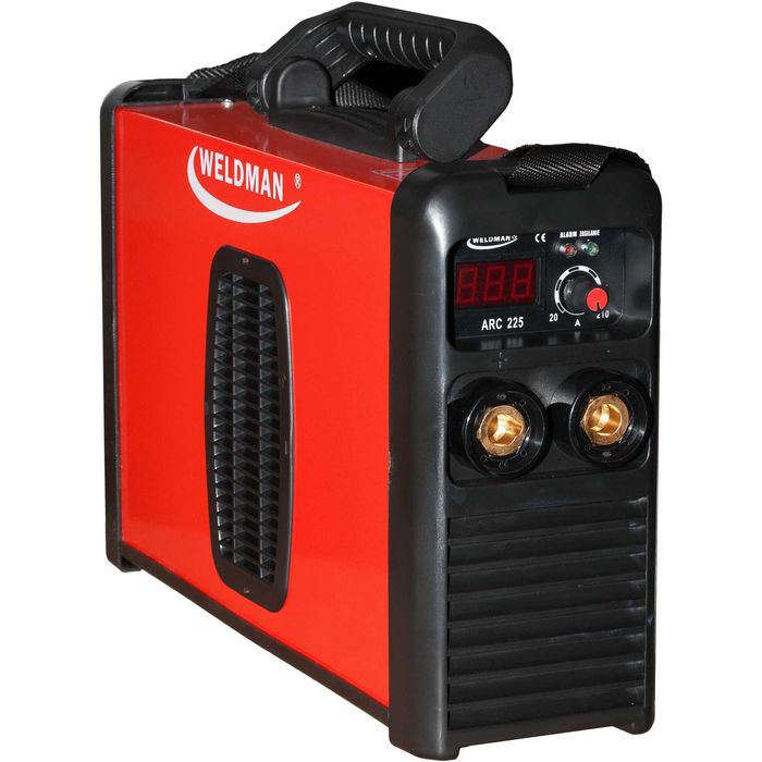 Spawarka inwertorowa 225 A MMA z okablowaniem elektrody przyłbica