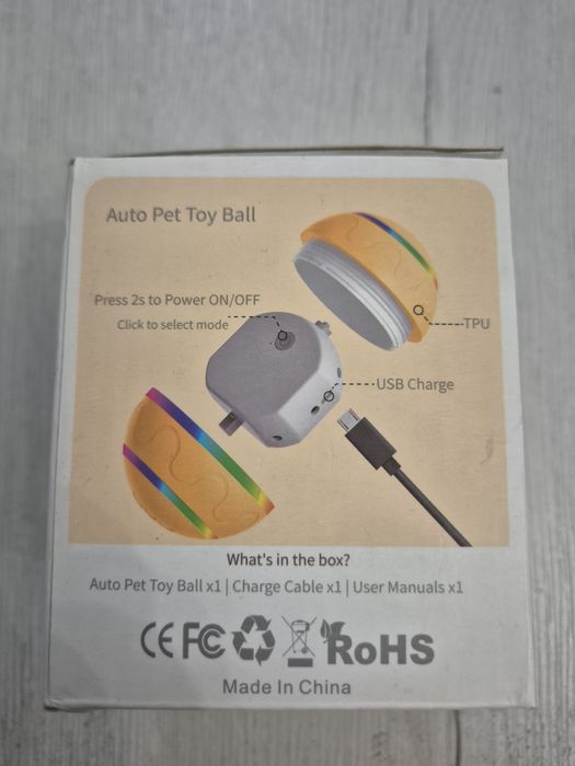 Interaktywna piłka dla psa kota