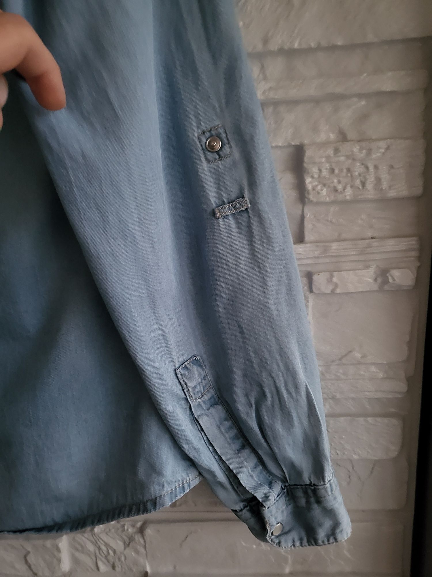 Koszula Jeans bawełna z koronką Amisu