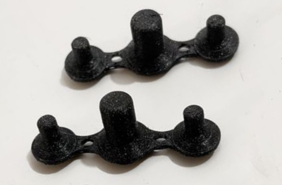 Capota Smart roadster - Botões painel; fitas e placas da capota.