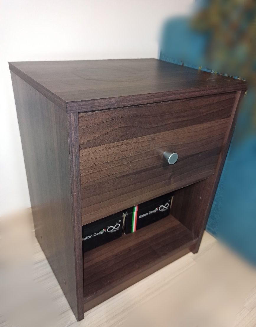 Szafka nocna szafeczka kontenerek wenge
