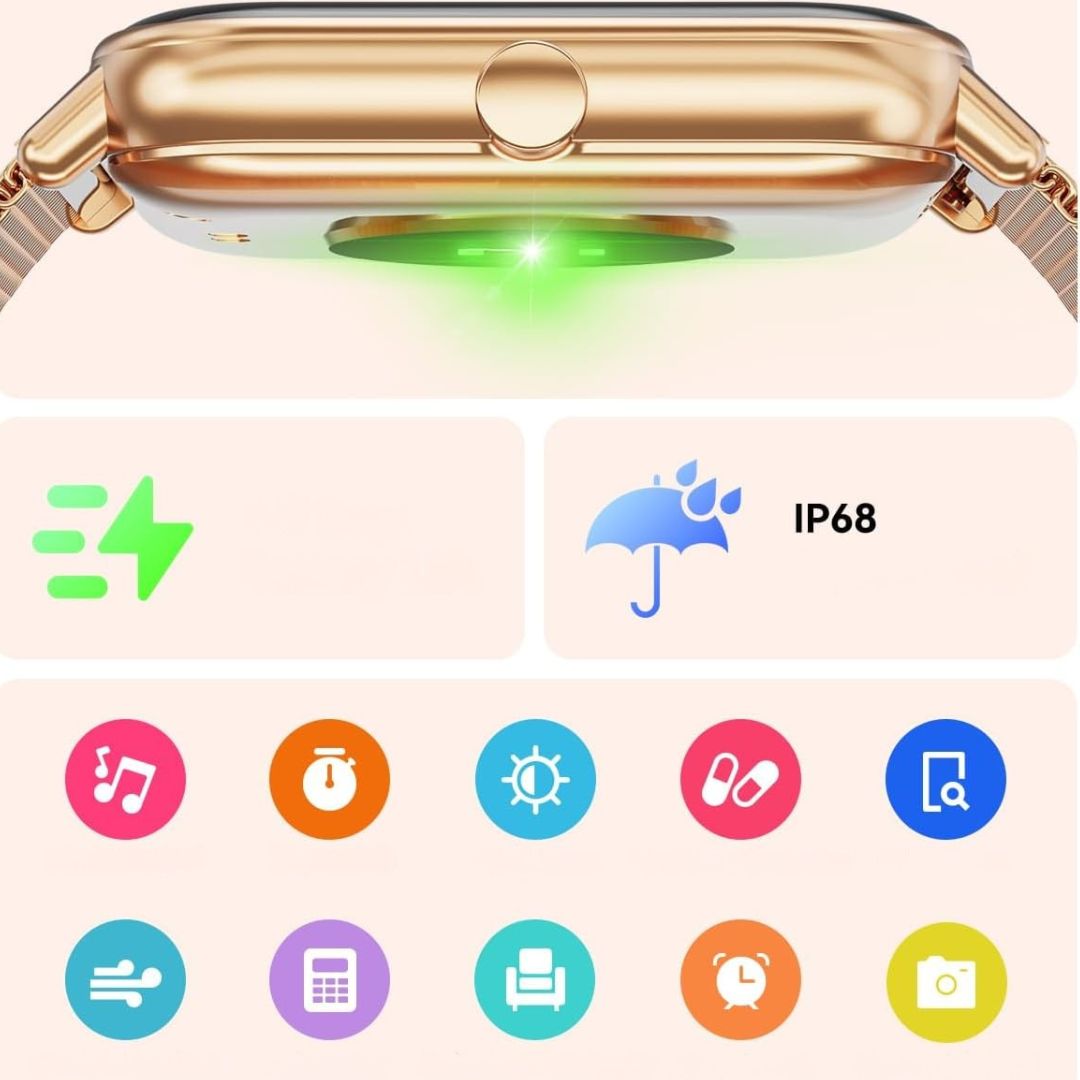 Inteligetny Zegarek Smartwatch Bluetooth Wodoodporny iOS Android j.pol