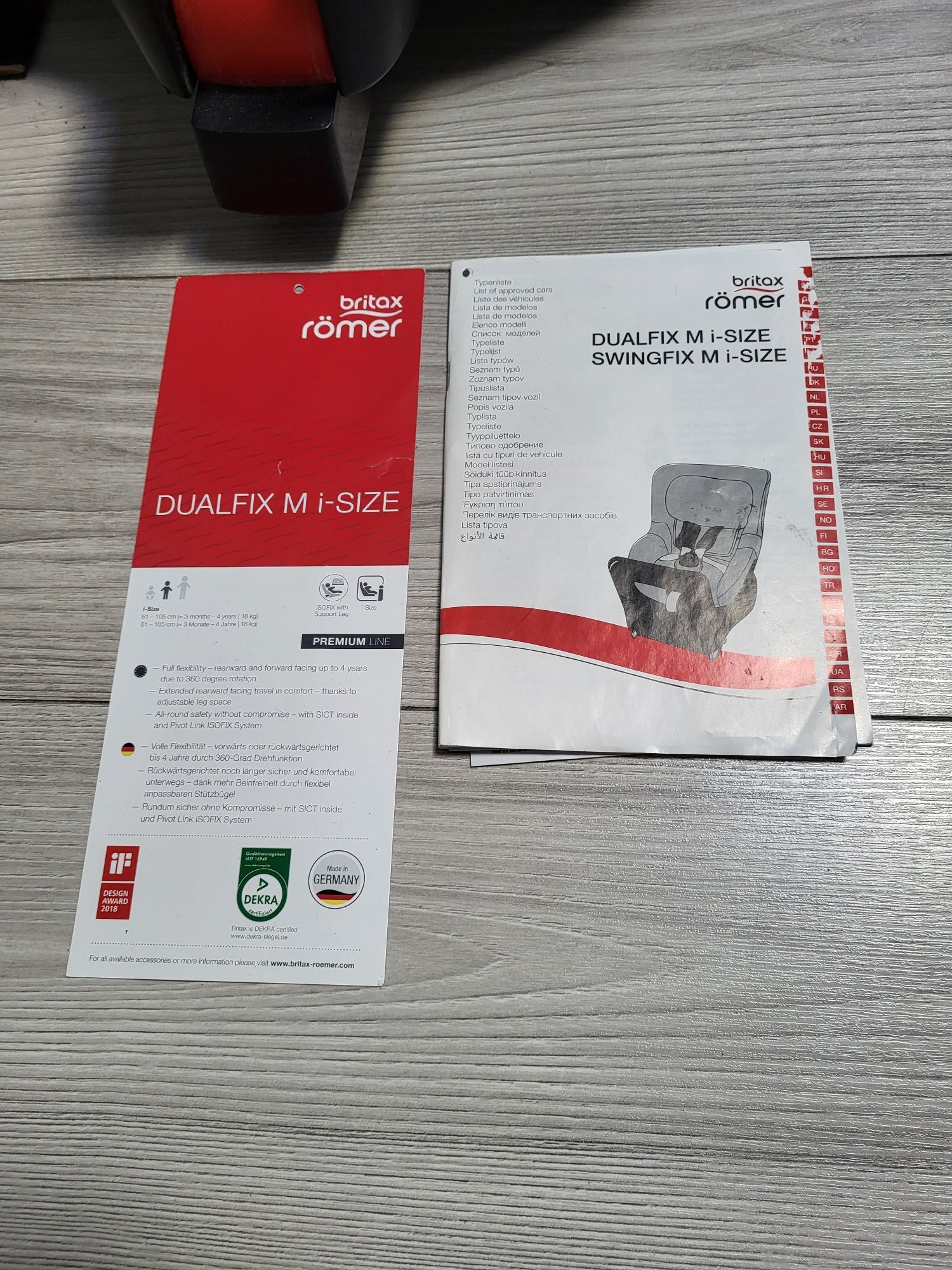 Fotelik obrotowy britax römer dualfix m i-size