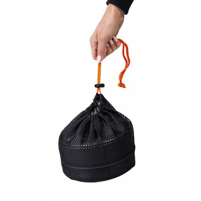 Zestaw garnków kempingowych survival DS308-3 pomarańczowy