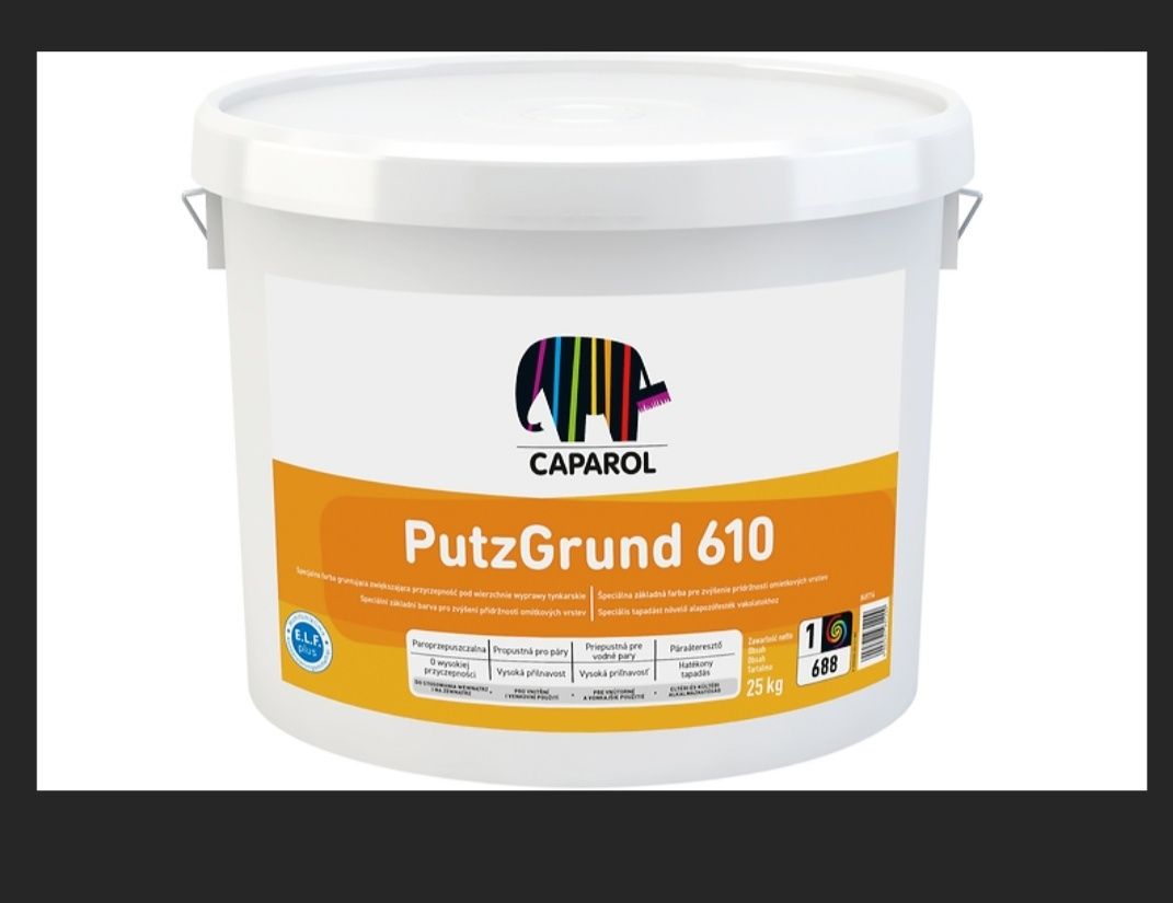 Grunt Caparol putzgrund 610 bazowy. 25kg.