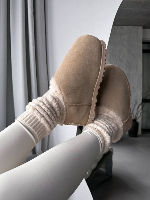 UGG Pumped Slide Beige жіночі черевики