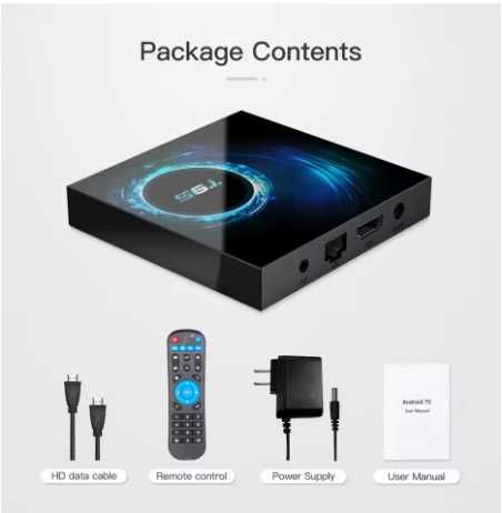 Box android T95 4 GB de RAM e 64 GB memória interna