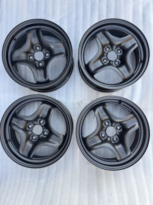 Felgi opel 6x15 ET 39 4x100 czyjniki cisnienia + kołpaki