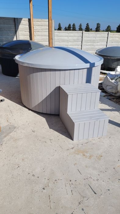 Balia gorąca beczka HOT TUB jacuzzi piec BANIA