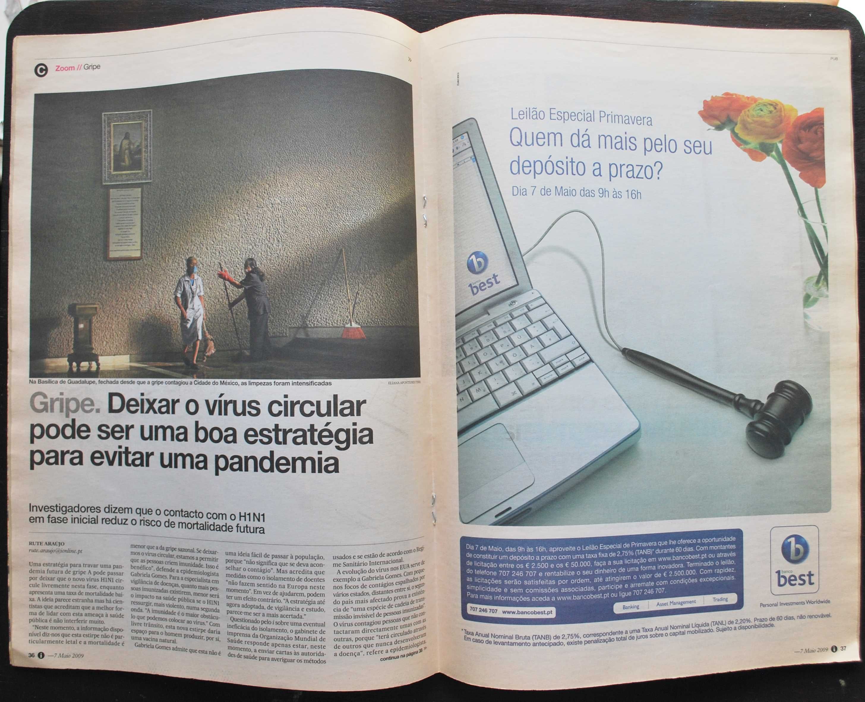 Número 1 do Jornal I de 7 de Maio 2009