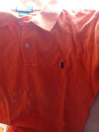 Polo laranja Ralph Lauren