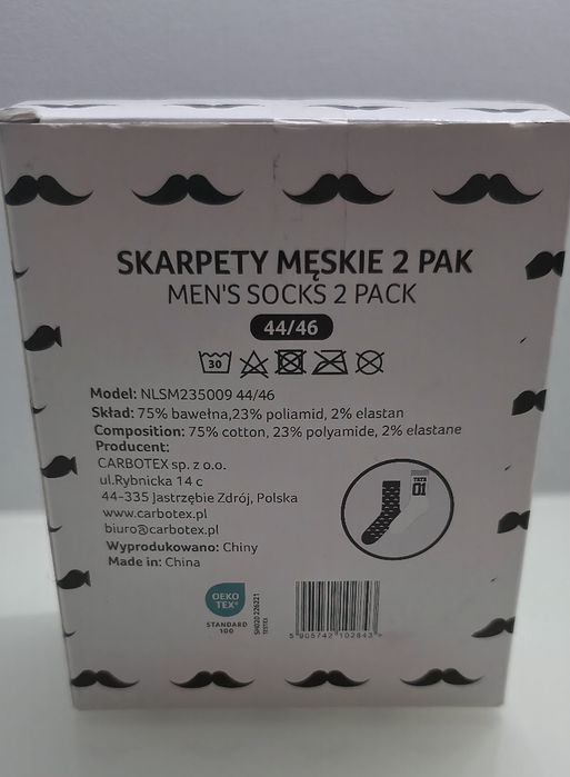 Skarpety męskie Dzień Taty 2pak roz.44/46