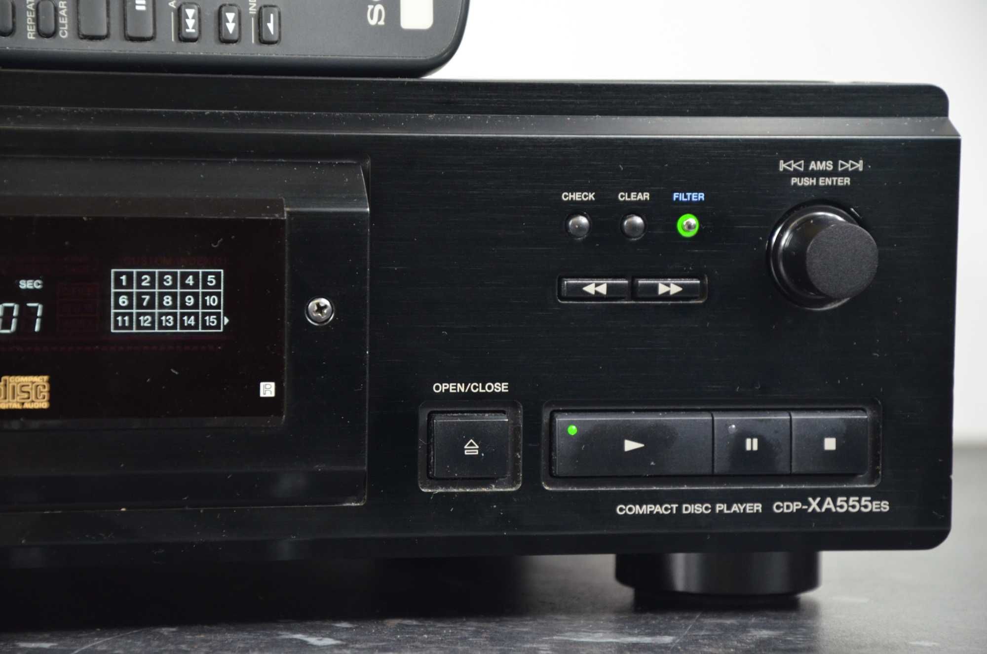 Odtwarzacz CD SONY CDP-XA555ES Pilot Oryginał Stan BDB Okazja