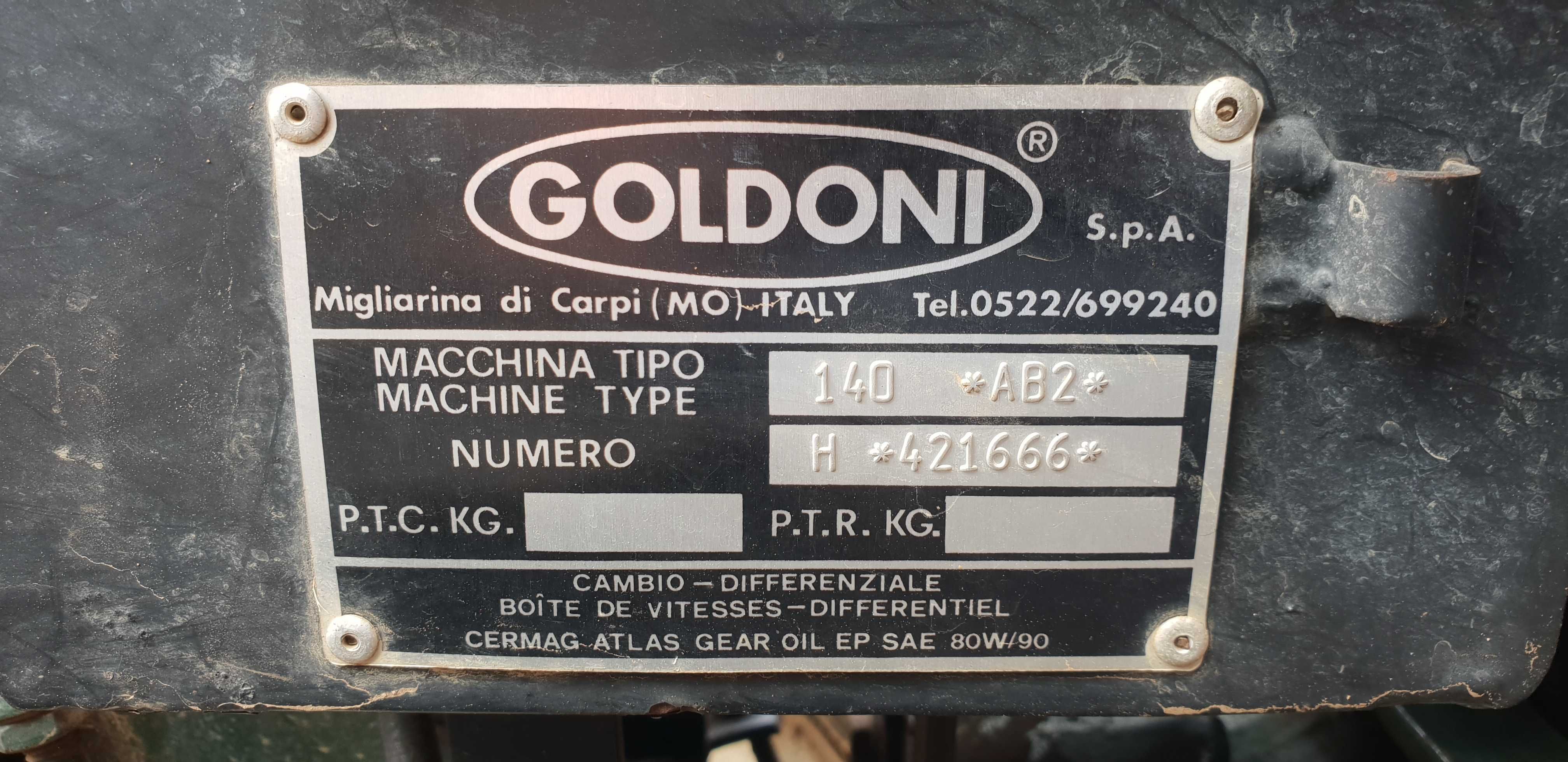 Motocultivador Goldoni 14Cv