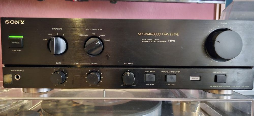 Підсилювач Integrated stereo amplifier  SONY  ТА-F-120
Super Legato Li