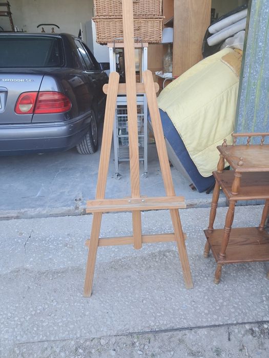 Cavalete para pintura em madeira