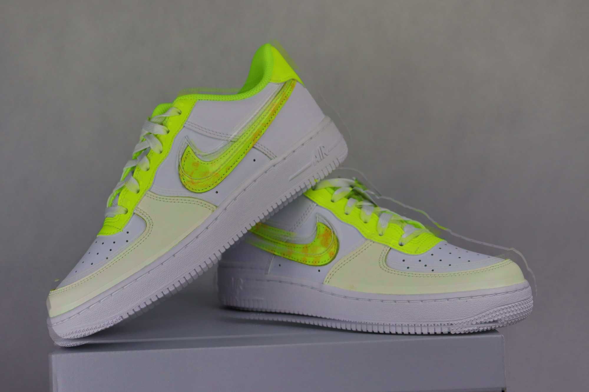 Nike Air Force 1 Low White Citrin 39 *NOWE*