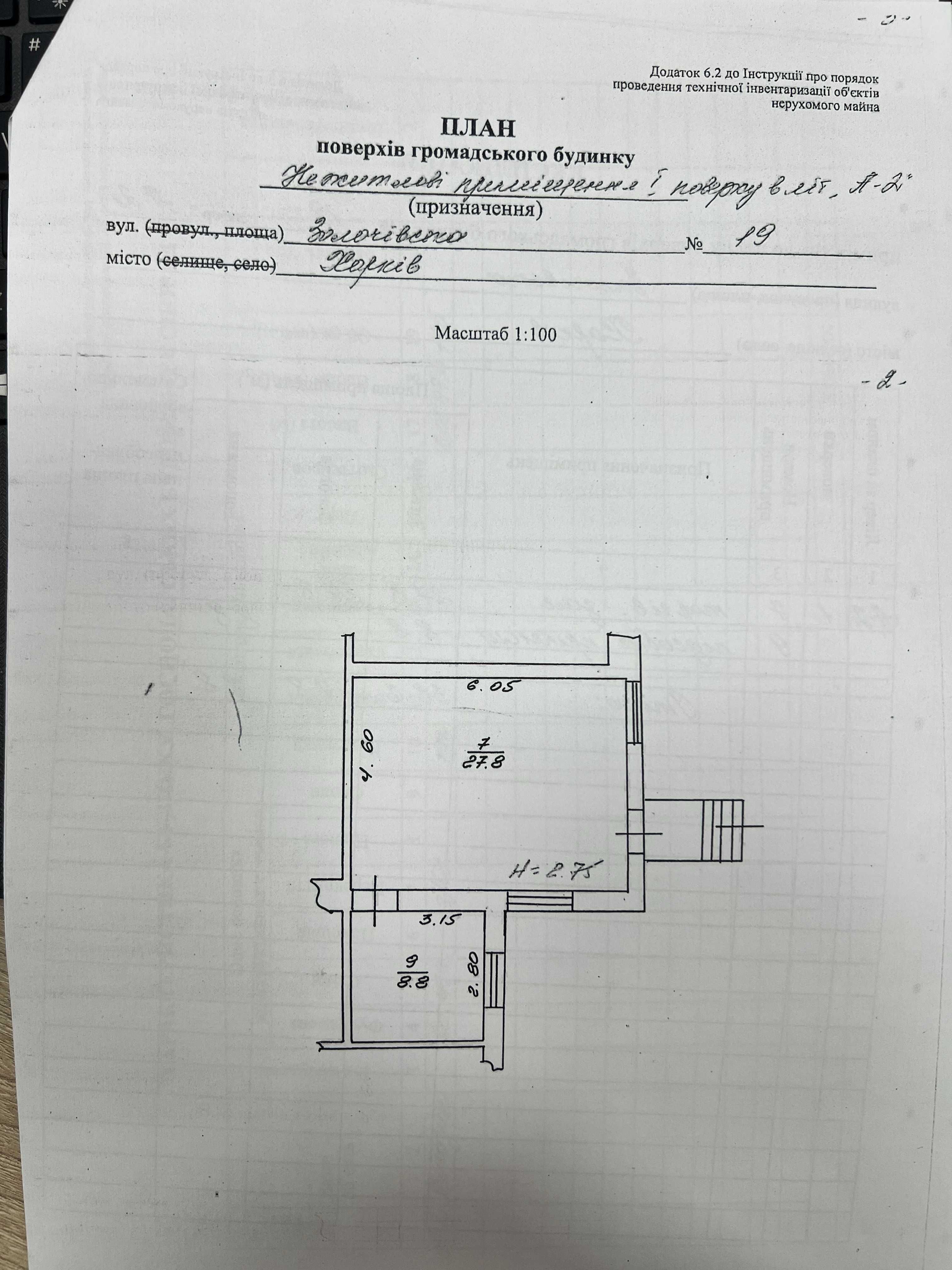 Продам нежилое помещение на Залютино возле ринка