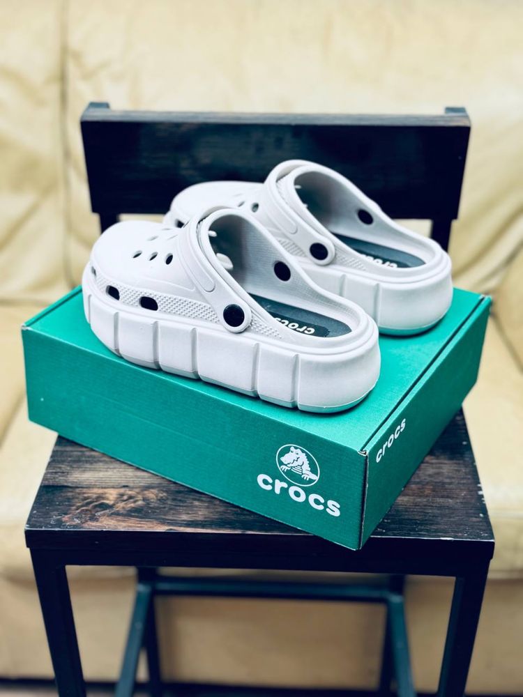 Кроксы на танкетке / Crocs / крокс женские