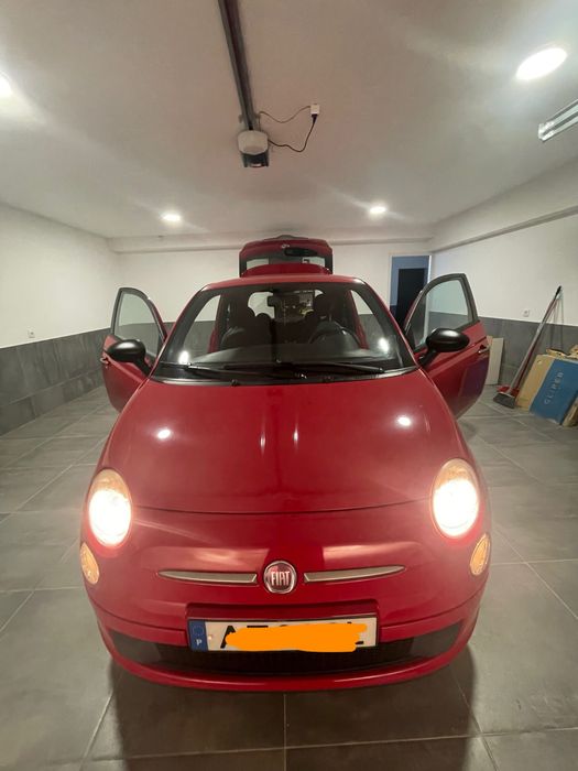 Fiat 500 vermelho