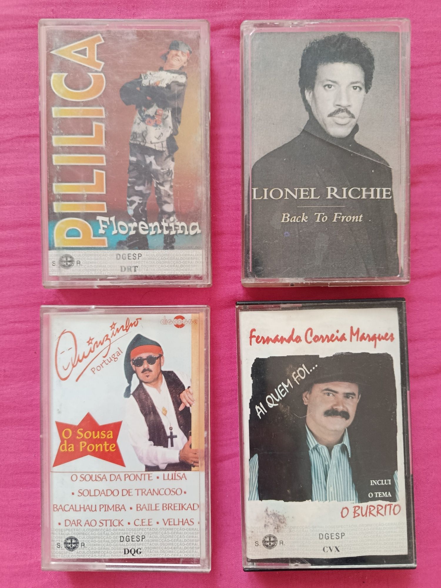 13 CASSETES Áudio ( música )