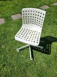 Krzesło obrotowe biurowe białe Skalberg IKEA