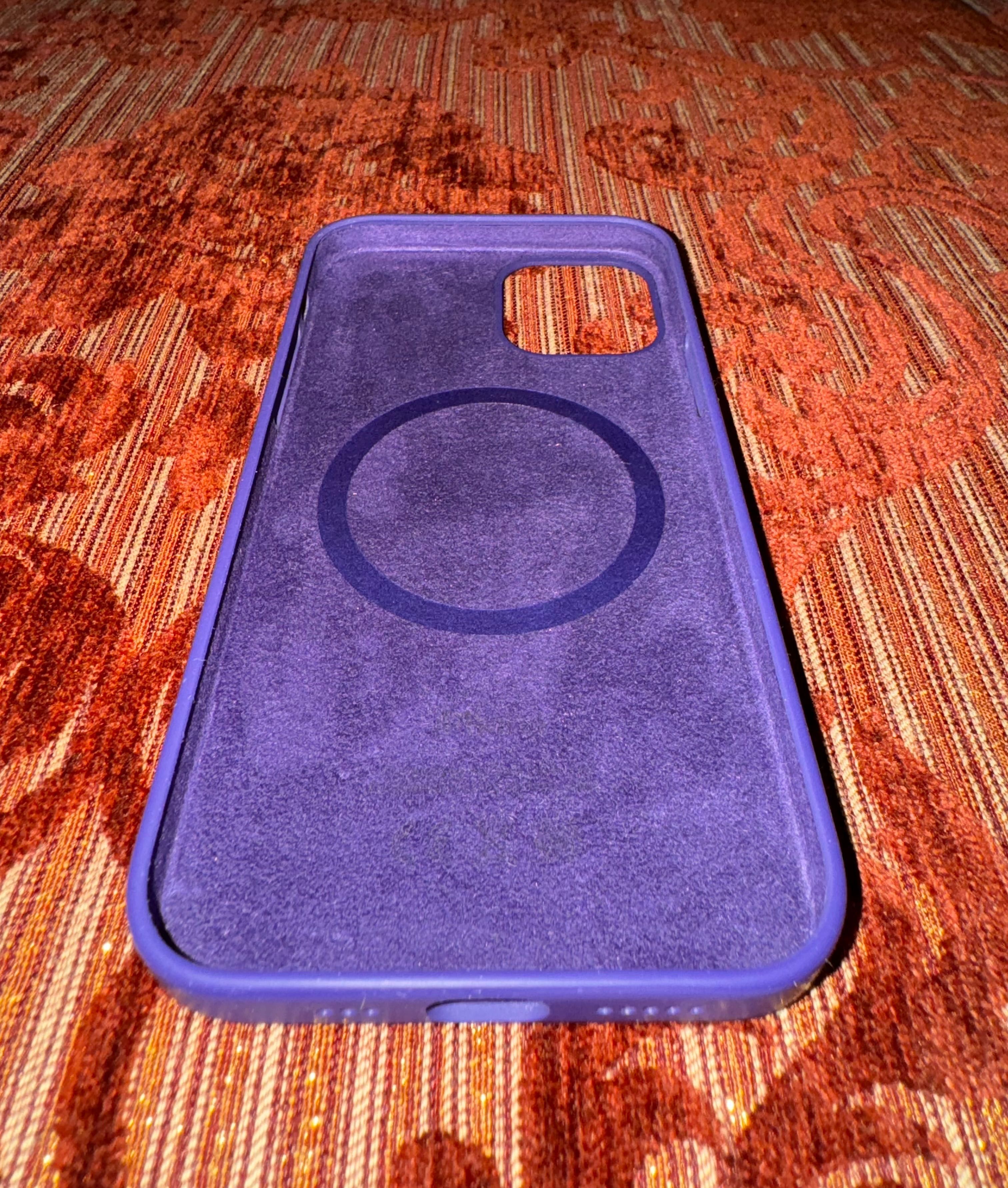 Чехол для iPhone 12 Pro Silicone Case with Magsafe (Amethyst) оригинал