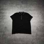 MĘSKA Koszulka Bawełna PREMIUM Suwak Emporio Armani EA7 Polo Casual