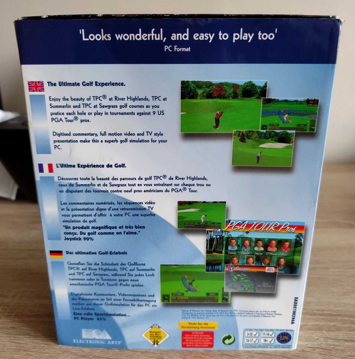 PC PGA Tour Golf 486 Retro Game