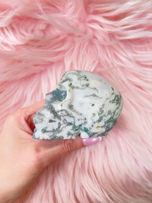 Agat Mszysty Czaszka • Wdzięczność • Obfitość • Regeneracja • Spokój