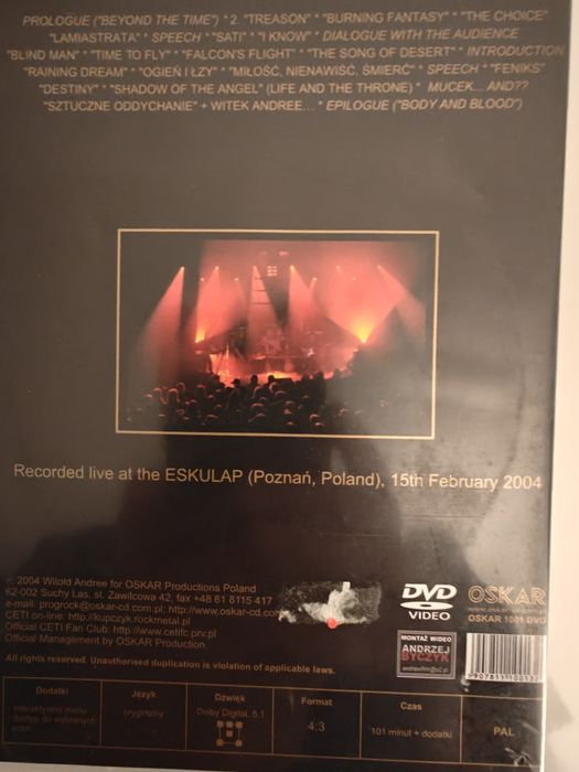 CETI/Shadow of The Angel/dvd