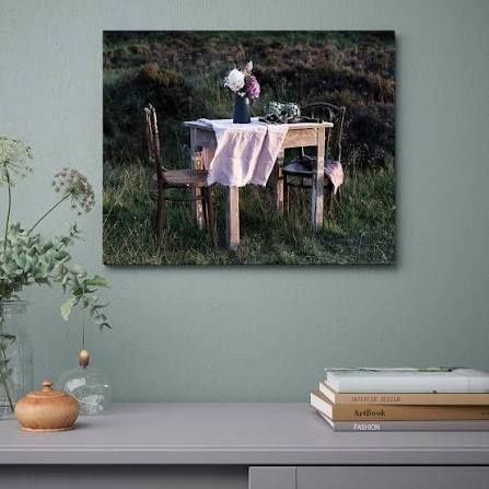 PJÄTTERYD - Quadro Ikea
picture/Sunset table setting, 50x40 cm