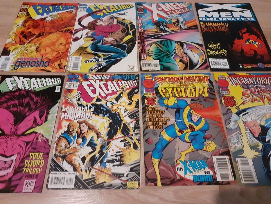 Marvel Comics X-Men Excalibur Uncanny po angielsku