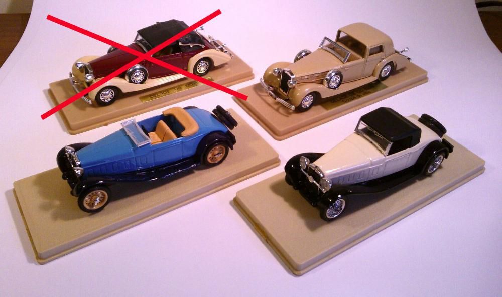 Panhard-Levassor,Delage,Citroên,Fiat,Renault,Mercedes,Chrysler - 1/43