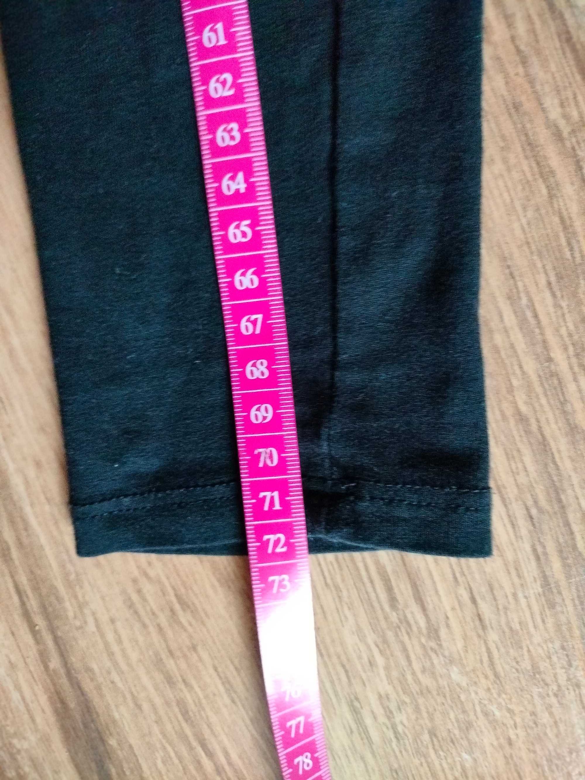 Czarne legginsy H&M 134 cm