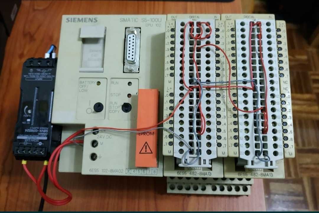 Kit automato S5 PLC Siemens Simatic S5-100U com CPU_102