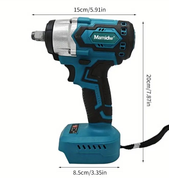 Elektryczny klucz udarowy 3 w 1 o dużej mocy 800nM