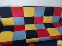Kanapa łóżko tapczan kolorowy