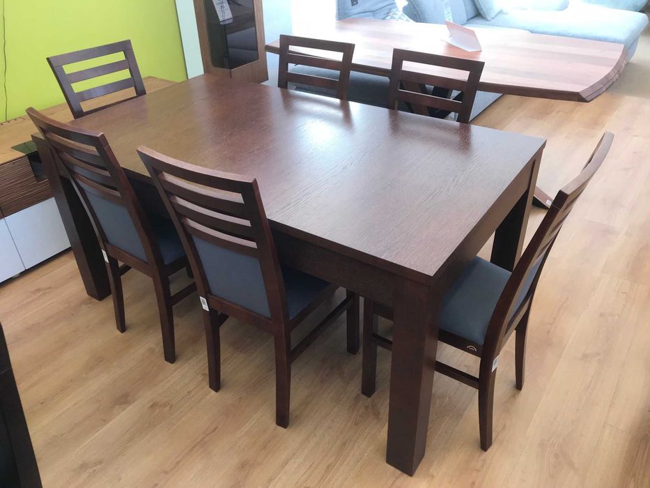 KOMPLET stół + krzesła RIVA firmy MEBIN. Wyprzedaż ekspozycji !!!