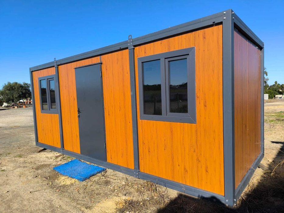 Kit, Casa pré-fabricada, bungalow, Contentor, Escritório, 5.9 x 2.4 m