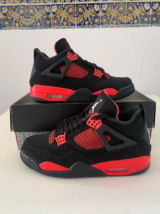 Buty biegania Jordan 4 RetroRedThunder R.41